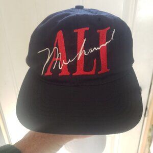 Muhammad Ali Boxing Hat Snapback Cap Nutmeg Mills 1990s "The Greatest"